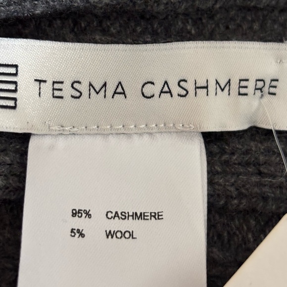 Recycled Cashmere Gray Beanie - Picture 3 of 5